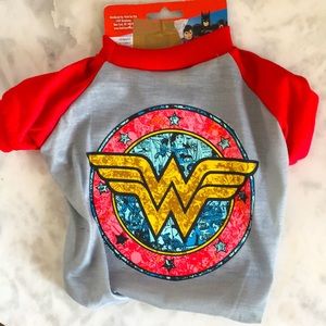 DC Comics Wonder Woman Small Dog Shirt NWT